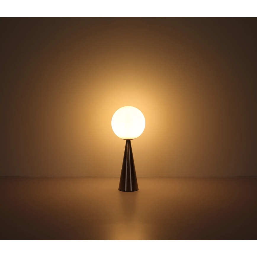 Globo - Настольная лампа 1xE27/40W/230V матовый хром