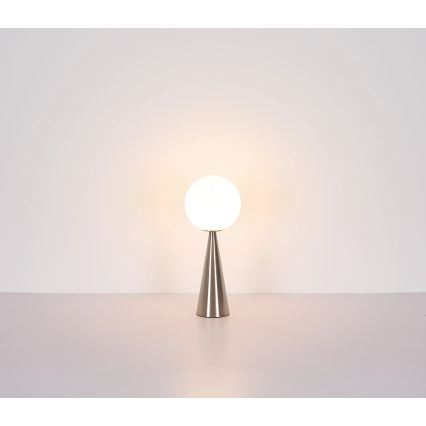Globo - Настольная лампа 1xE27/40W/230V матовый хром