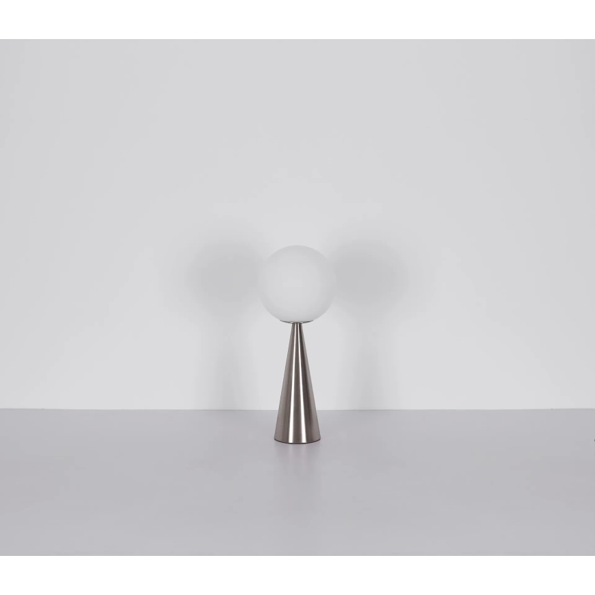 Globo - Настольная лампа 1xE27/40W/230V матовый хром