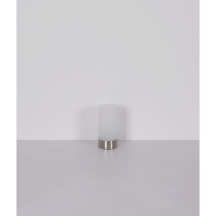 Globo - LED RGBW Сенсорна вулична настільна лампа з регулюванням яскравості LED/1,8W/5V 1500 mAh IP44 матовий хром