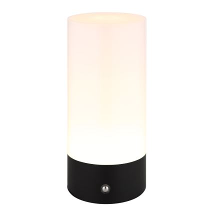 Globo - Світлодіодна RGBW регульована сенсорна зовнішня настільна лампа LED/1,8W/5V 1500 mAh чорна