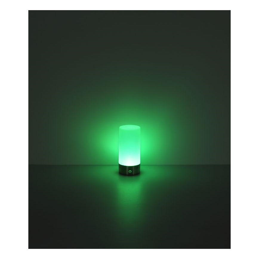 Globo - LED RGBW Сенсорна вулична настільна лампа з регулюванням яскравості LED/1,8W/5V 1500 mAh чорний