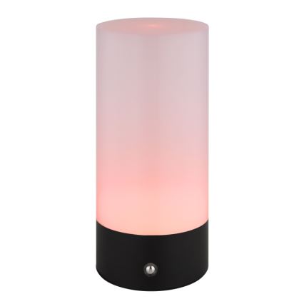 Globo - LED RGBW Сенсорна вулична настільна лампа з регулюванням яскравості LED/1,8W/5V 1500 mAh чорний