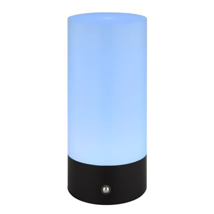 Globo - LED RGBW Сенсорна вулична настільна лампа з регулюванням яскравості LED/1,8W/5V 1500 mAh чорний