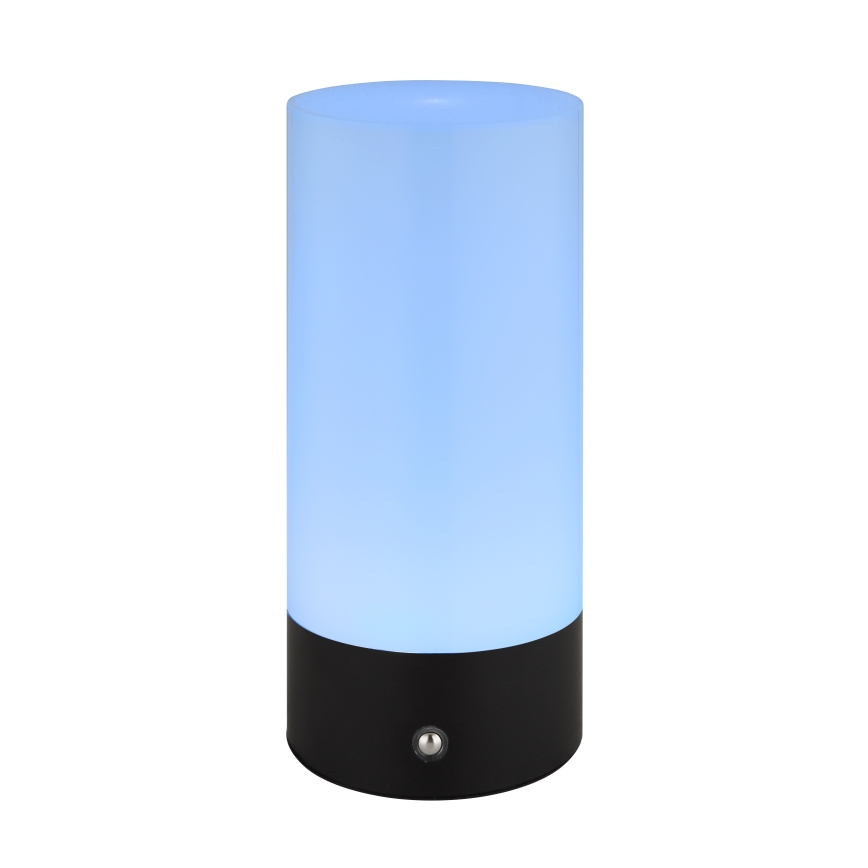 Globo - LED RGBW Сенсорна вулична настільна лампа з регулюванням яскравості LED/1,8W/5V 1500 mAh чорний