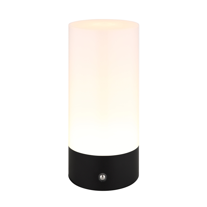 Globo - LED RGBW Сенсорна вулична настільна лампа з регулюванням яскравості LED/1,8W/5V 1500 mAh чорний