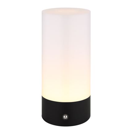 Globo - LED RGBW Сенсорна вулична настільна лампа з регулюванням яскравості LED/1,8W/5V 1500 mAh чорний