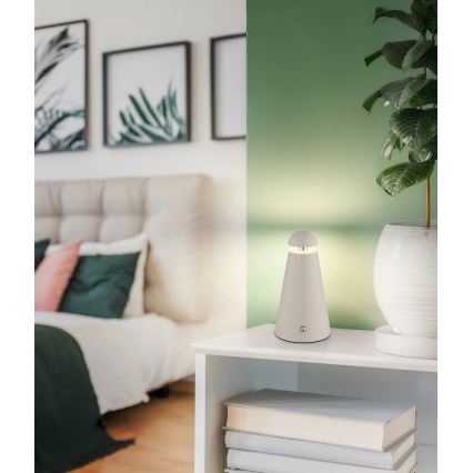Globo - сенсорна настільна світлодіодна лампа з регульованою яскравістю, перезаряджувана, LED/1,2W/5V 1200 mAh