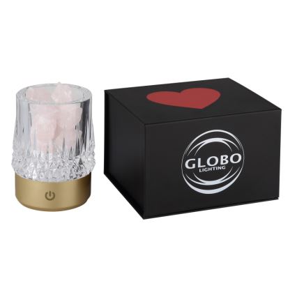 Globo - Светодиодная сенсорная настольная лампа с регулированием яркости LED/1W/5V 3000K 1200 mAh золотистый