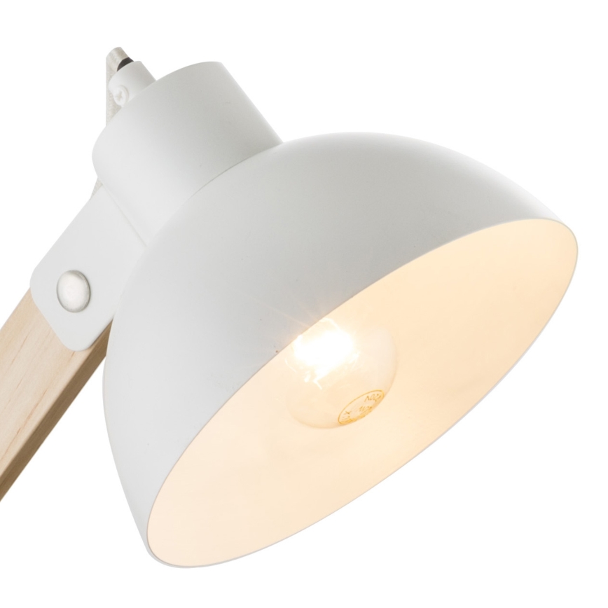 Globo - Настільна лампа 1xE27/40W/230V бук