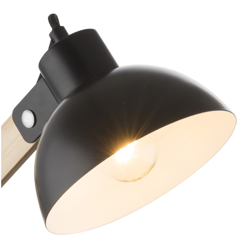 Globo - Настільна лампа 1xE27/40W/230V бук