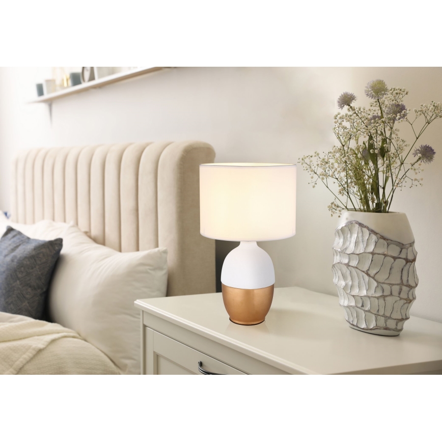 Globo - Настольная лампа 1xE14/40W/230V белый