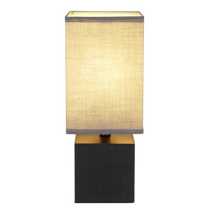 Globo - Настільна лампа 1xE27/7W/230V сірий/чорний