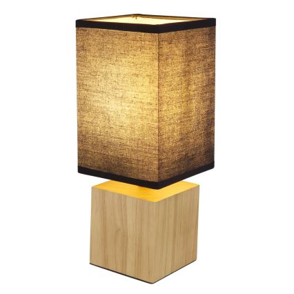 Globo - Настільна лампа 1xE27/7W/230V чорний/коричневий
