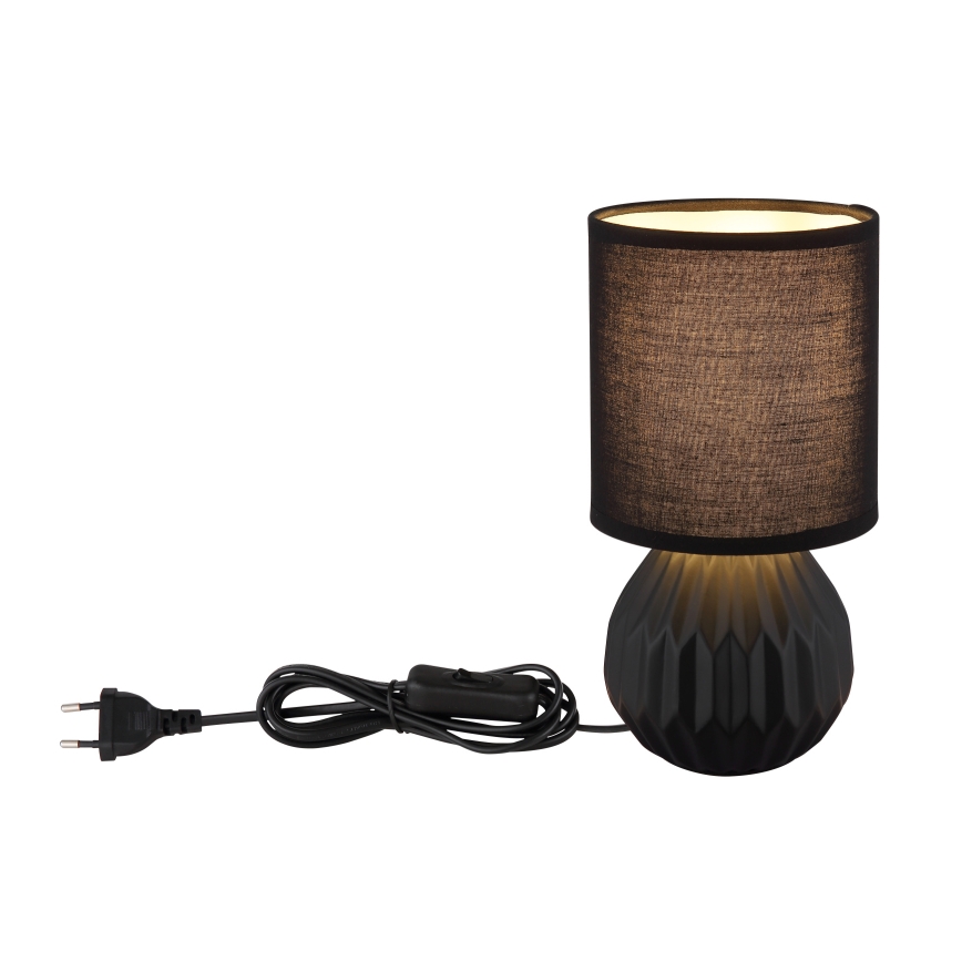 Globo - Настільна лампа 1xE14/40W/230V чорний