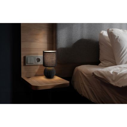 Globo - Настольная лампа 1xE14/40W/230V черный