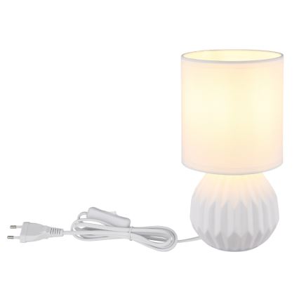 Globo - Настольная лампа 1xE14/40W/230V белый
