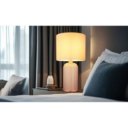 Globo - Настольная лампа 1xE27/60W/230V бежевый