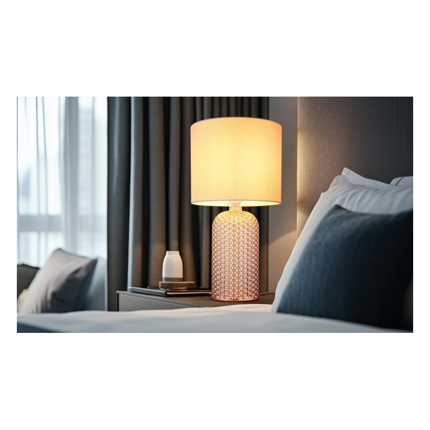 Globo - Настольная лампа 1xE27/60W/230V бежевый
