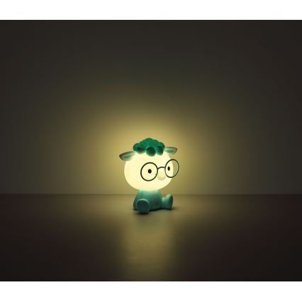 Globo - LED Акумуляторна дитяча нічна лампа з регулюванням яскравості LED/1W/5V 500 mAh синій