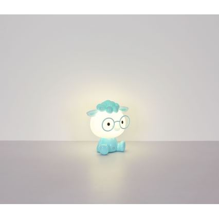 Globo - LED Акумуляторна дитяча нічна лампа з регулюванням яскравості LED/1W/5V 500 mAh синій