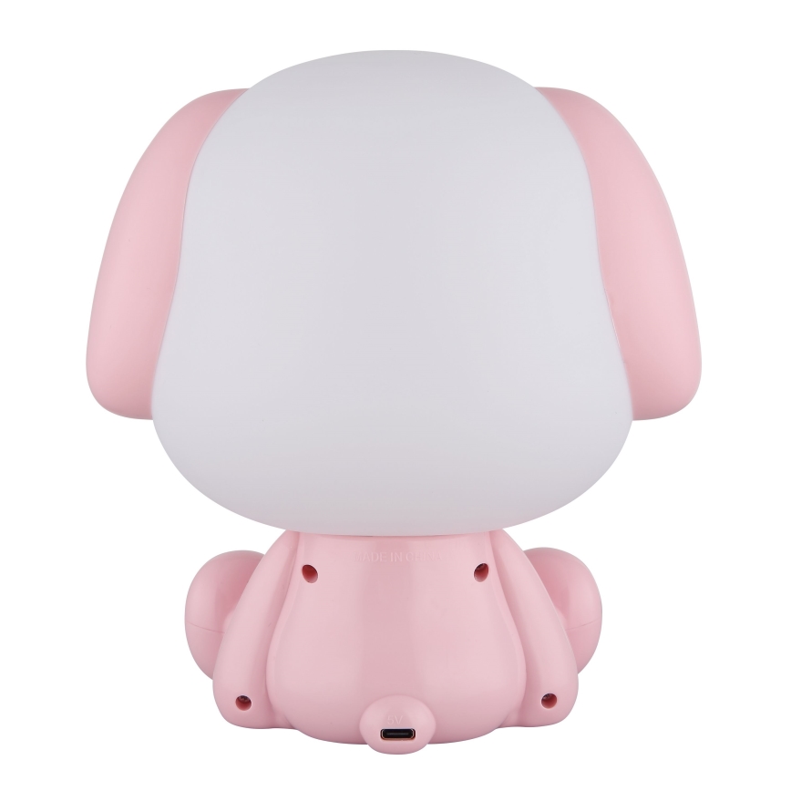 Globo - LED Акумуляторна дитяча нічна лампа з регулюванням яскравості LED/1W/5V 500 mAh рожевий