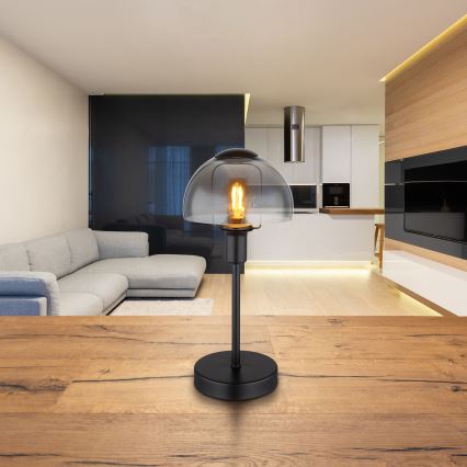 Globo - Настільна сенсорна лампа 1xE14/25W/230V чорний