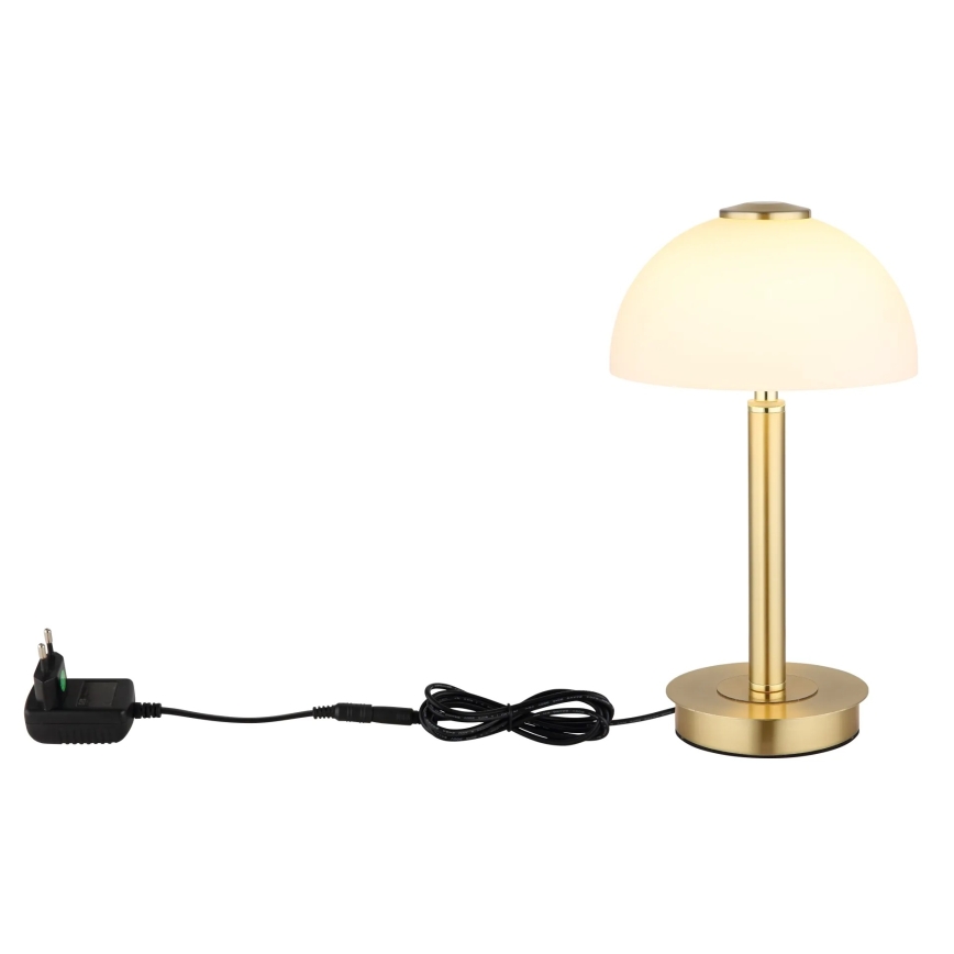 Globo - LED Сенсорна настільна лампа з регулюванням яскравості LED/7W/230V 3000K латунь