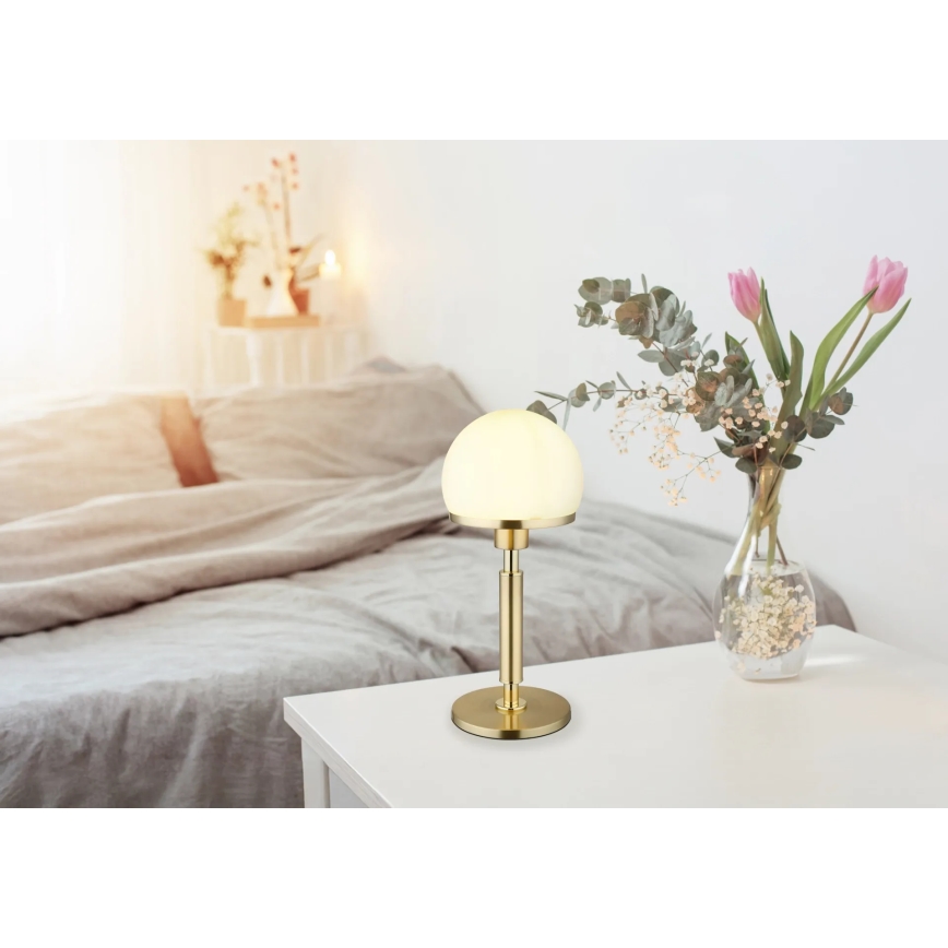 Globo - Настільна лампа 1xE27/40W/230V золотий