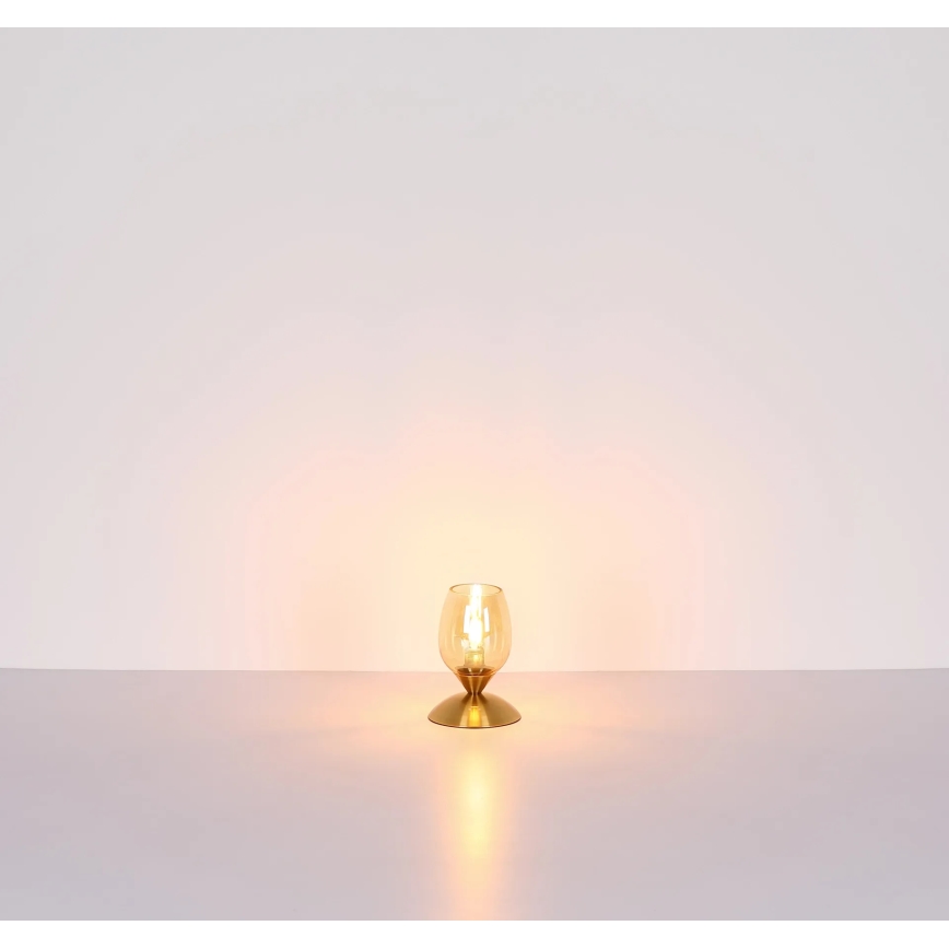Globo - Настольная сенсорная лампа 1xE14/25W/230V латунь