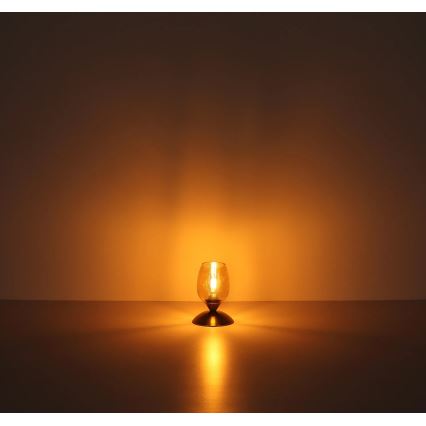 Globo - Настольная сенсорная лампа 1xE14/25W/230V черный