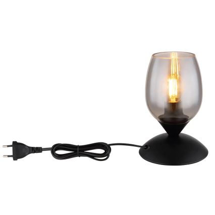 Globo - Настольная сенсорная лампа 1xE14/25W/230V черный