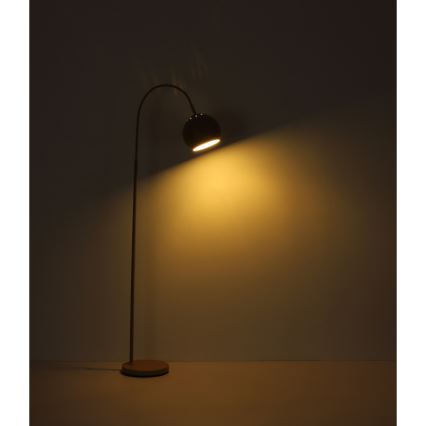 Globo - Торшер 1xE27/60W/230V черный