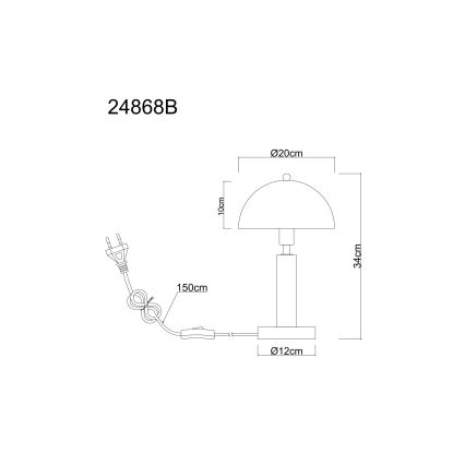 Globo - Настольная лампа 1xE14/40W/230V