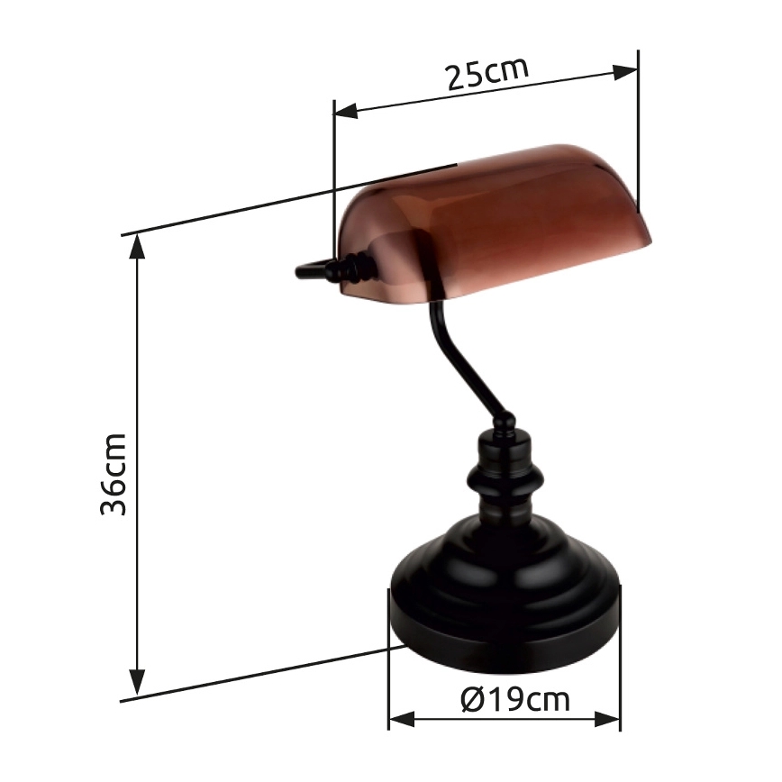 Globo - Настільна лампа 1xE27/60W/230V
