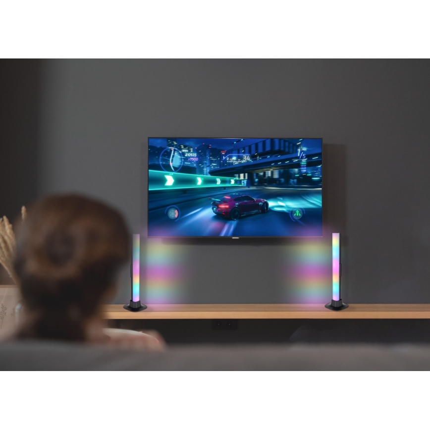 Globo RGB- НАБОР 2x Светодиодная настольная RGB-лампа с регулированием яркости 2в1 LED/2W/5V Wi-Fi Tuya