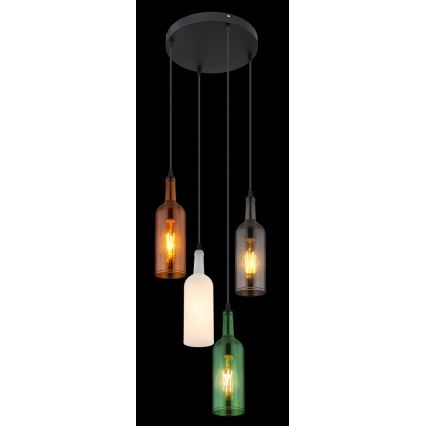 Globo - Підвісна люстра 4xE27/8W/230V