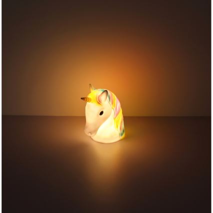 Globo - Светодиодный детский ночник LED/1W/230/4,5V 3xAA единорог