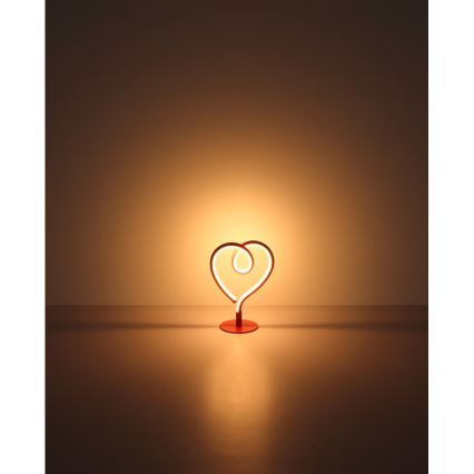 Globo - Светодиодная настольная лампа LED/6W/230V красный