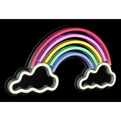 Globo - Світлодіодна неонова настінна декорація LED/3W/USB веселка