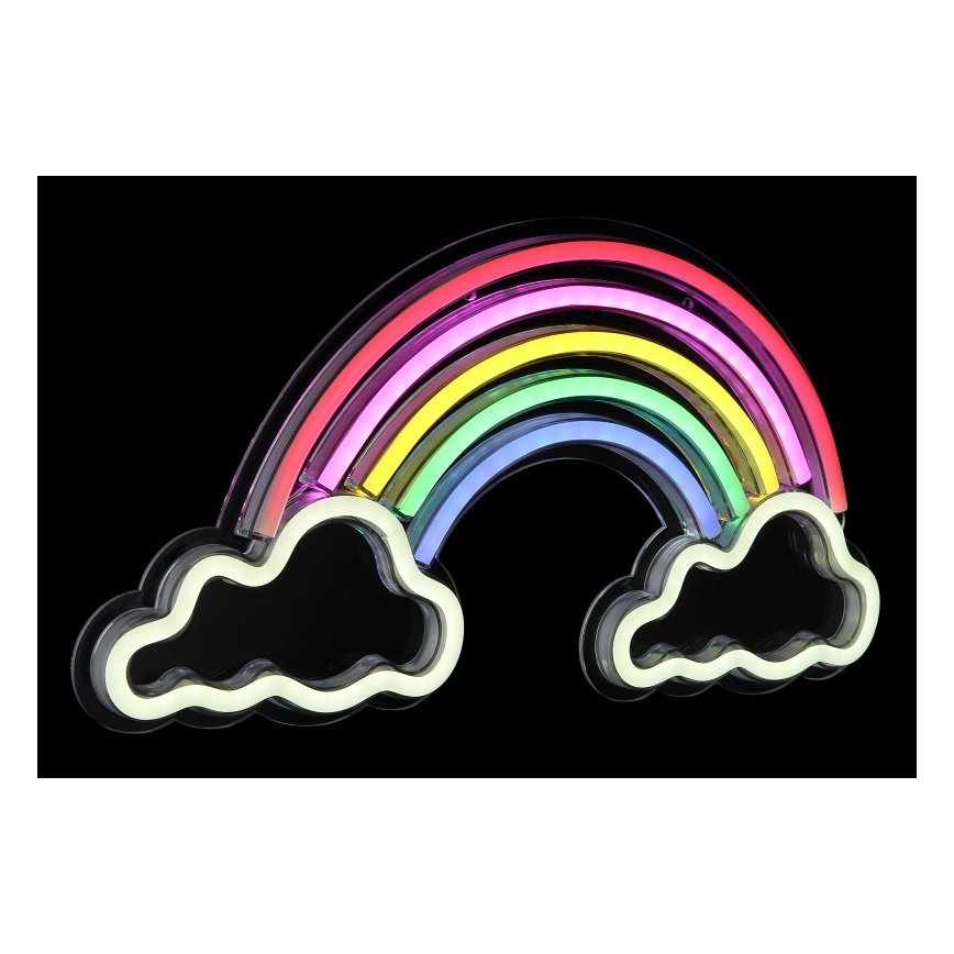 Globo - Світлодіодна неонова настінна декорація LED/3W/USB веселка