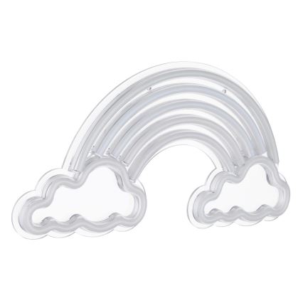 Globo - Светодиодное неоновое настенное украшение LED/3W/USB радуга