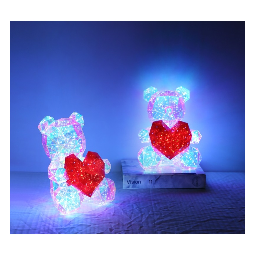 Globo - LED настольная декоративная лампа в подарочной упаковке LED/6W/5V USB медведь