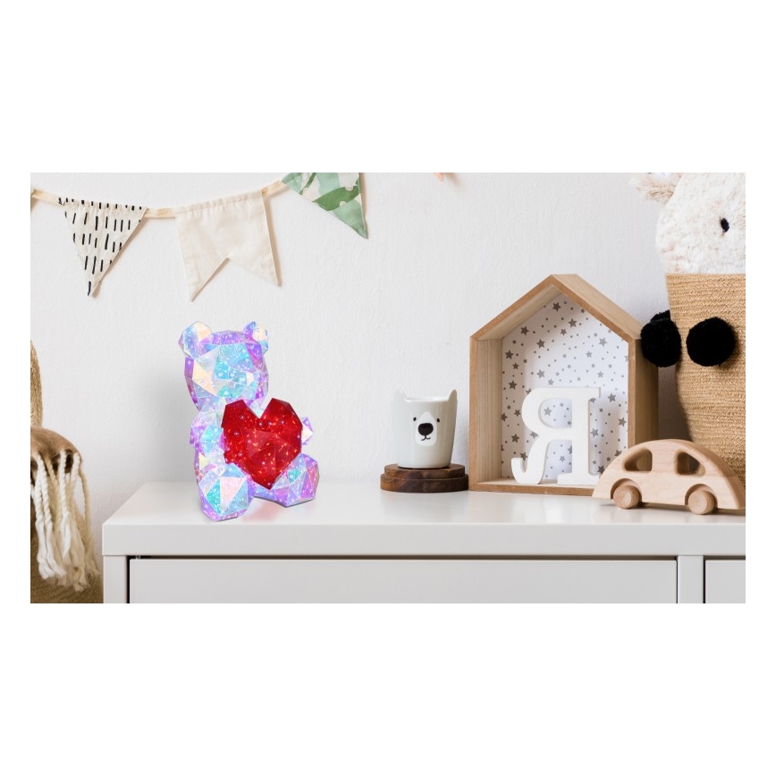 Globo - Светодиодное настольное украшение LED/6W/5V USB медведь