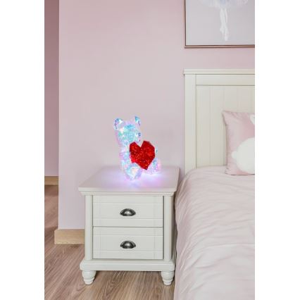 Globo - LED настільна прикраса в подарунковій упаковці LED/6W/5V USB ведмідь