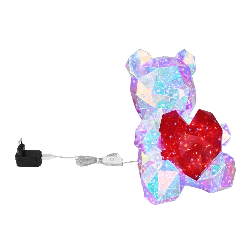 Globo - LED настільна прикраса в подарунковій упаковці LED/6W/5V USB ведмідь