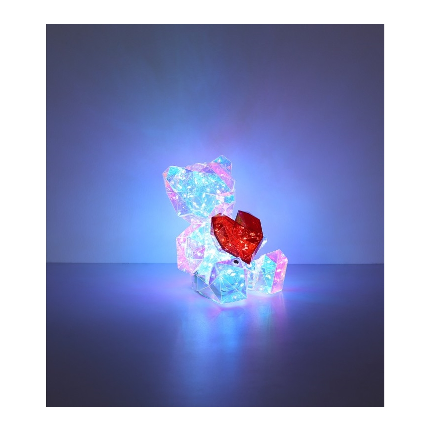 Globo - Светодиодное настольное украшение с регулированием яркости LED/3W/5V 1200 mAh медведь