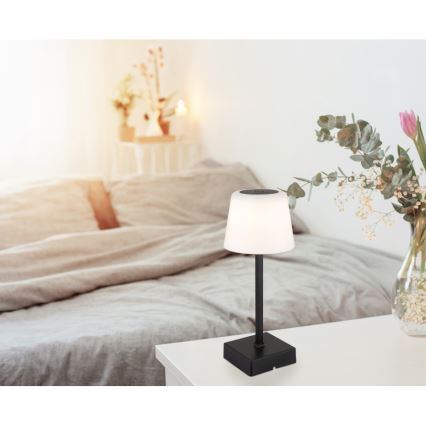 Globo - Світлодіодна сенсорна настільна лампа з регулюванням яскравості LED/2W/5V 3000/4500/6500K 800 mAh чорна