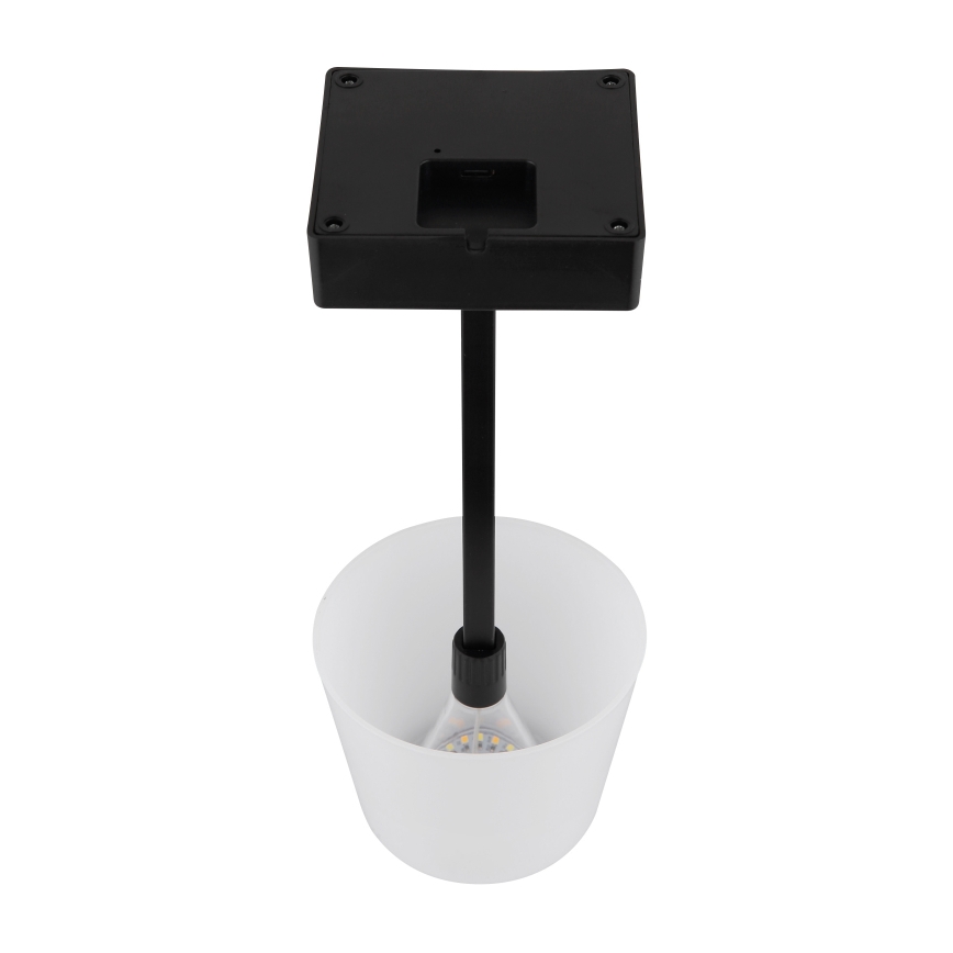 Globo - Светодиодная сенсорная настольная лампа с регулируемой яркостью LED/2W/5V 3000/4500/6500K 800 мАч черная