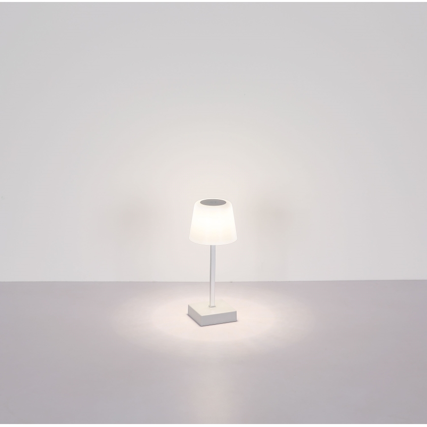 Globo - Сенсорна настільна LED лампа з регулюванням яскравості LED/2W/5V 3000/4500/6500K 800 mAh білий